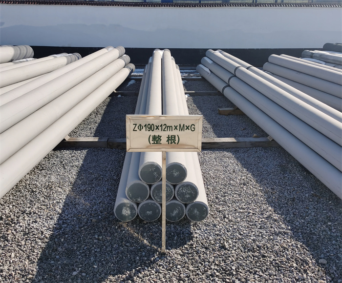 扶风190×12米钢筋混凝土水泥电线杆
